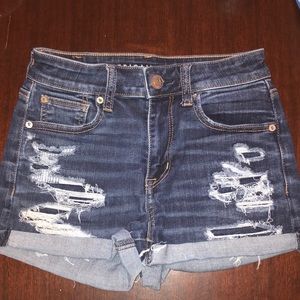 American eagle jean shorts